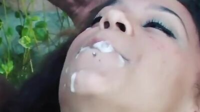 Ebony cock fucks milk-chocolate ass