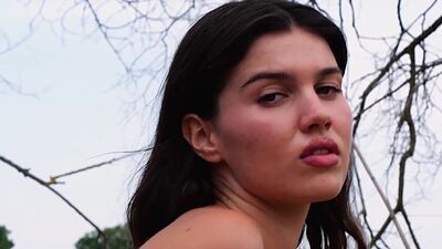 Big booty teen model Laura Devushcat shows sexy body during hot posing