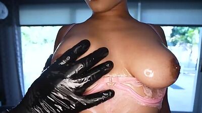 Thick Ass Daphne gets oiled and fucked hard