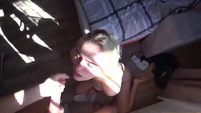 Crazy hot Step Sister fucked hard and facial