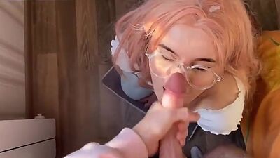 Cute Teen Stepsister Sucks Dick Best Blowjob