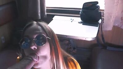 Сute Fucked in a Train Compartment her best Ride