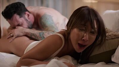 Asian Nicole Doshi spread her legs for Tommy Pistol dick