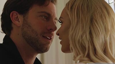 Blonde babe Emma Hix pussy licked before sensual fucking