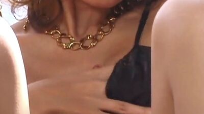 Hot Japanese showing nipple Rubbing Pussy