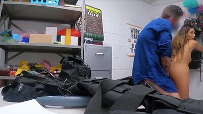 Flawless brunette suspect strokes and blows