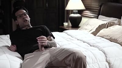 Stalker tricks blonde babe into fucking and licks her pussy