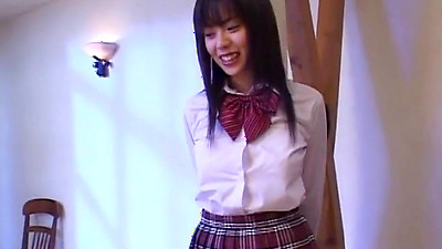 Japanese teen schoolgirl toyed