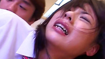 Japanese teen schoolgirl toyed