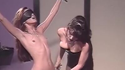 Redhead sub loves being dominated and spanked by lesbians