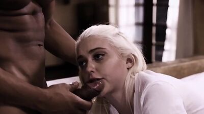 Naive teen pussy banged by big black cock