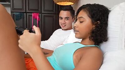 Juan offers his hard cock to fuck Dani's pussy