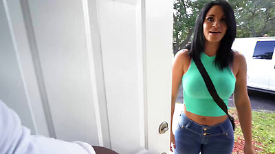 Latina mommy has her tight holes drilled hard by two BBCs