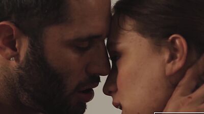 Handjob turns into deepthroat action with gorgeous Izzy Lush