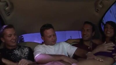 Cock whore getting fucked in threeway