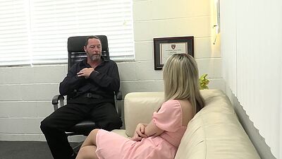 Lilly Bell starts sucking his Dr Jack Vegas cock right away