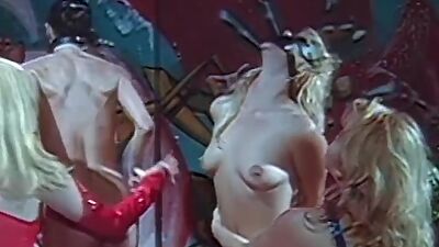 Hardcore lesbian foursome going wild with sex toys