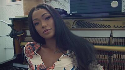 Beautiful ebony big ass MILF shows her stunning body during hot posing