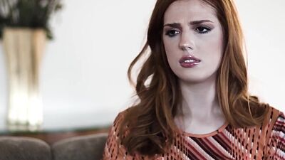 Redhead inked stepsis fucked by stepbro in taboo action