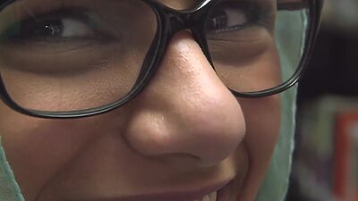 Library masturbation with cute Arab pornstar Mia Khalifa