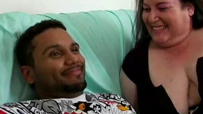 Fat MILF Fucking a Younger Guy