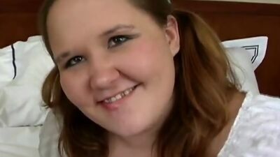 Cute BBW at the Pool