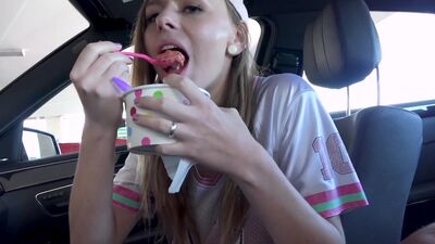 Alex Blake's pussy lips pull in and out shes so tight in this BANG original