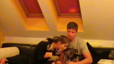 Sexy couple fucking all day long