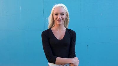 Emma Hix meets our camera crew on the street and makes a XXX video