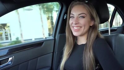 Jessie Wylde sits down on a dick to the balls in this BANG original scene