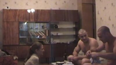 Sandwiched between guys