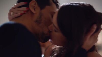 Katrina rides and bounces on Alex Jones' huge cock