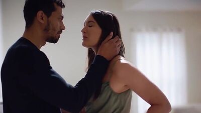 Katrina rides and bounces on Alex Jones' huge cock