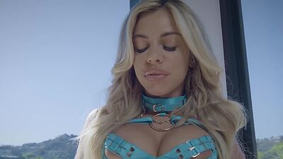 Passion posing action with blonde teen with perfect big tits Allie Nicole