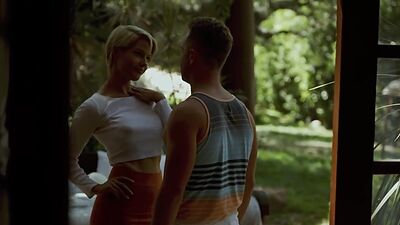 Busty sinful stepmommy MILF fucked outdoor by stepson