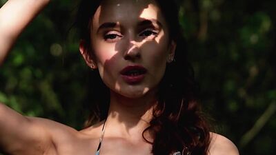 Petite brunette all natural big ass MILFs Gloria Sol body is a pure art