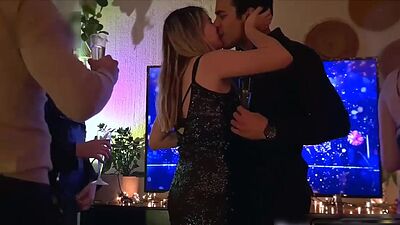 Hot Couple Escape from new Years Party to Fuck