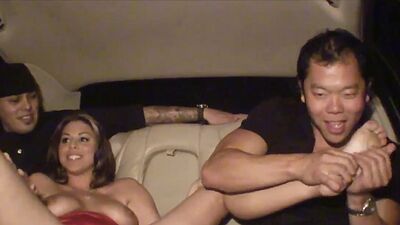 Hot threeway slut in hardcore fuck