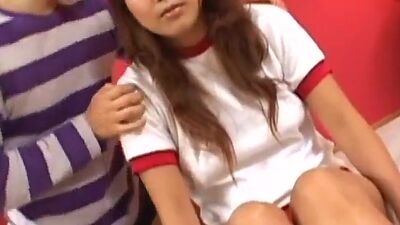 Dick sucking asian teen on her knees