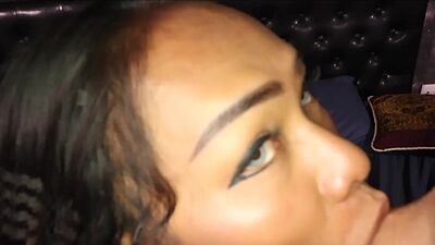 Beautiful tranny massaged and fucked guy after she gave a perfect blowjob