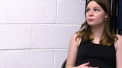 She tried to hide lipstick in pussy