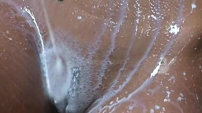 BrookeSkye Milk shower showing tits and Ass