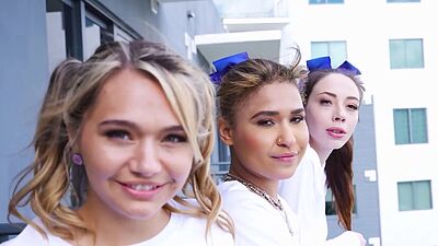 Trainer fucking squirter volleyball teens Mia Kay Lola Mai and Ryder Rey