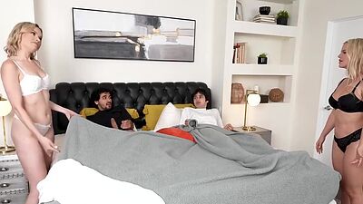 Charlie and Julia taught Nick and Elias to fuck