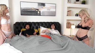 Charlie and Julia taught Nick and Elias to fuck