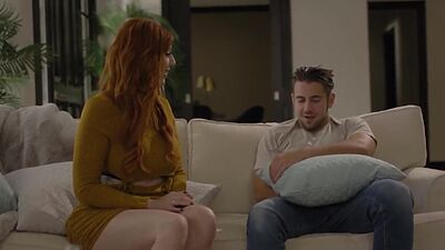 MILF redhead stepmom fucked in doggystyle by BWC stepson