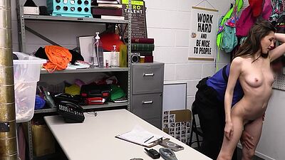 Sassy petite teen thief got fucked so hard by cop and thats what she wanted