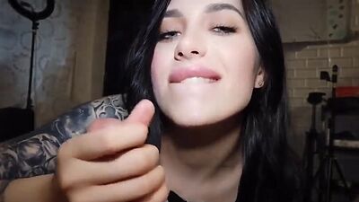 GENTLE BLOWJOB TURNS ONTO THROAT FUCK AND ANAL CREAMPIE
