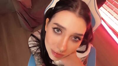 TEEN GAMER CHEATING HER BOYFRIEND WITH a STEP BRO1