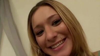 Casting Couch Blowjob and Fucking Blonde